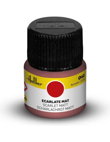 Peinture Acrylique 060 ecarlate mat 12ml - Heller 9060 Peinture Acrylique 060 ecarlate mat 12ml - Heller 9060