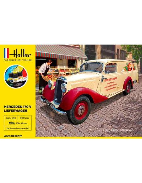 Maquette voiture Mb 170 Lieferwagen 1:24 - Starter Kit - Heller 56736