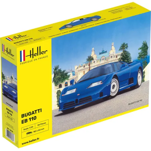 Maquette voiture Bugatti Eb 110 1:24 - Heller 80738