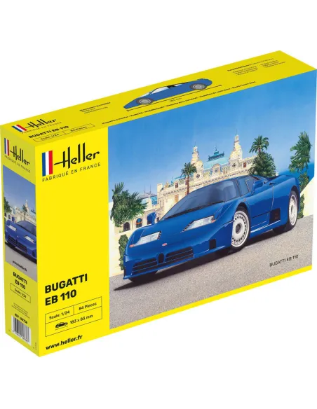 Maquette voiture Bugatti Eb 110 1:24 - Heller 80738