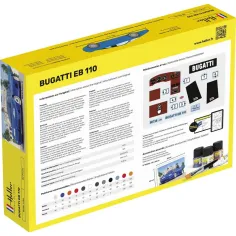 Maquette voiture Bugatti Eb 110 1:24 - Heller 80738 2