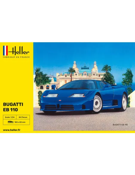 Maquette voiture Bugatti Eb 110 1:24 - Heller 80738