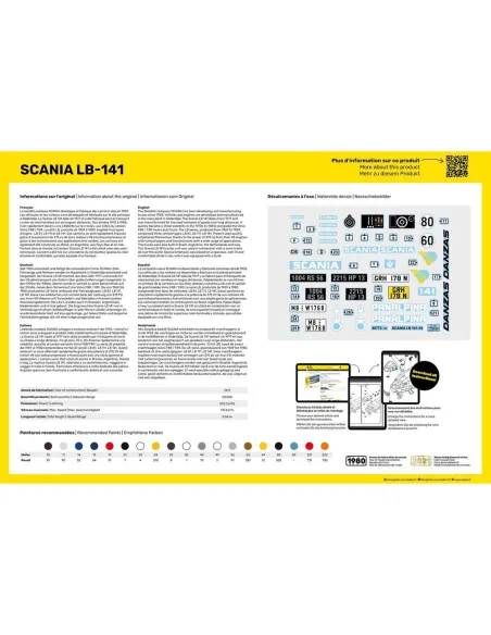 Maquette camion Truck Lb 1:24 - Starter Kit - Heller 56773