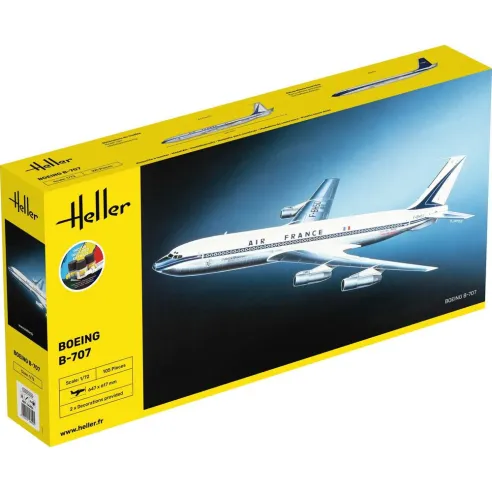 Maquette avion B-707 A.F. 1:72 - Starter Kit - Heller 56452