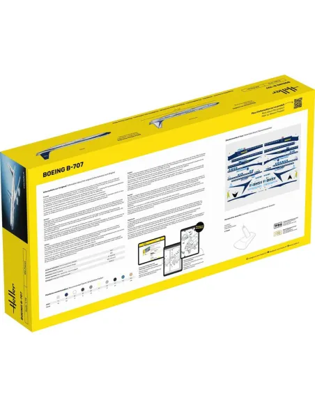 Maquette avion B-707 A.F. 1:72 - Starter Kit - Heller 56452