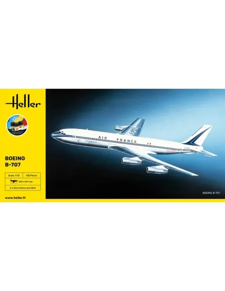 Maquette avion B-707 A.F. 1:72 - Starter Kit - Heller 56452