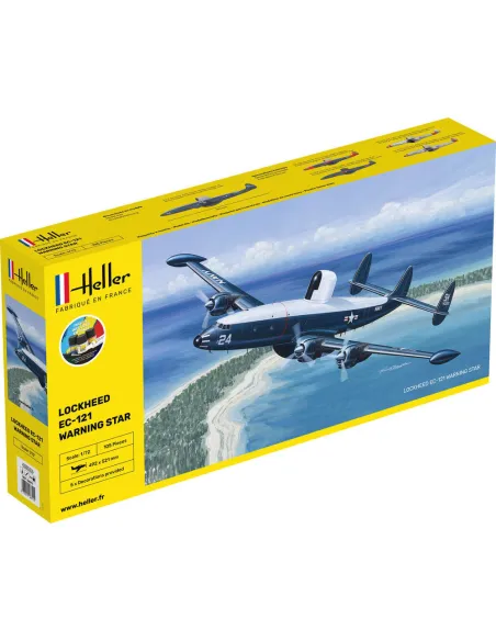 Maquette avion Ec-121 Warning Star 1:72 - Starter Kit - Heller 56311