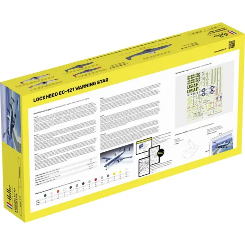 Maquette avion Ec-121 Warning Star 1:72 - Starter Kit - Heller 56311
