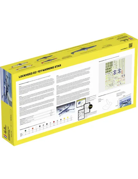 Maquette avion Ec-121 Warning Star 1:72 - Starter Kit - Heller 56311