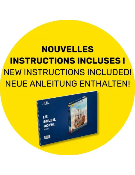 Maquette bateau Soleil Royal 1:100 - Starter Kit - Heller 58899 Maquette bateau Soleil Royal 1:100 - Starter Kit - Heller 58899