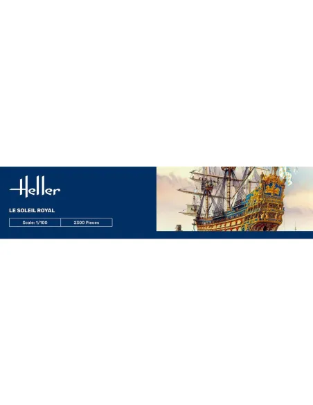 Maquette bateau Soleil Royal 1:100 - Starter Kit - Heller 58899 Maquette bateau Soleil Royal 1:100 - Starter Kit - Heller 58899