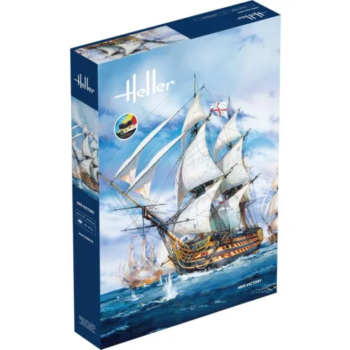 Maquette bateau Hms Victory 1:100 - Starter Kit - Heller 58897