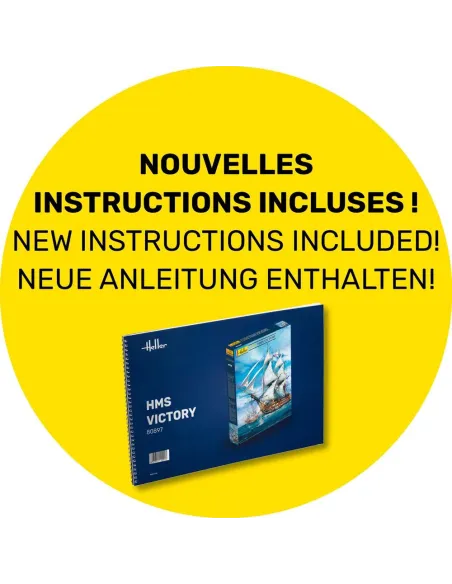 Maquette bateau Hms Victory 1:100 - Starter Kit - Heller 58897 Maquette bateau Hms Victory 1:100 - Starter Kit - Heller 58897