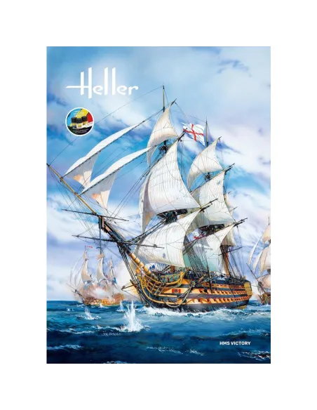 Maquette bateau Hms Victory 1:100 - Starter Kit - Heller 58897 Maquette bateau Hms Victory 1:100 - Starter Kit - Heller 58897