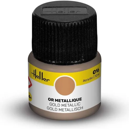 Peinture Acrylique 016 or 12ml - Heller 9016