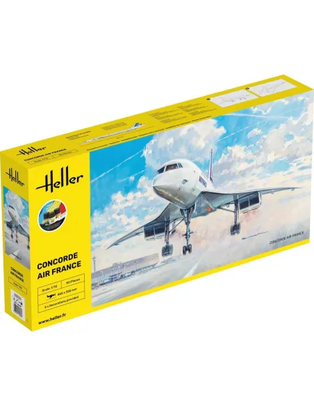 Maquette d'avion Concorde Af 1:72 - Starter Kit - Heller 56469