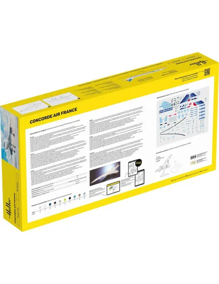Maquette d'avion Concorde Af 1:72 - Starter Kit - Heller 56469
