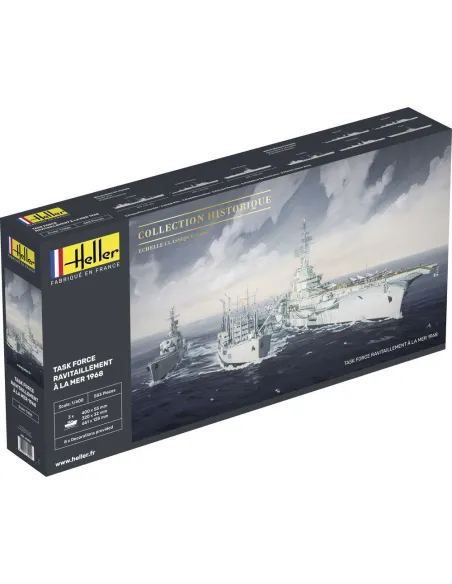 Maquette bateau Task Force "Ravitaillement A La Mer 1:400 - Heller 81092 Maquette bateau Task Force "Ravitaillement A La Mer 1:400 - Heller 81092