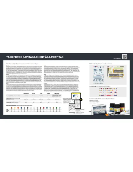Maquette bateau Task Force "Ravitaillement A La Mer 1:400 - Heller 81092 Maquette bateau Task Force "Ravitaillement A La Mer 1:400 - Heller 81092