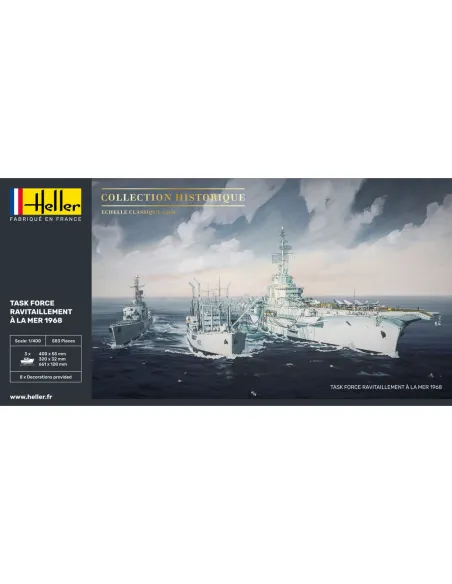 Maquette bateau Task Force "Ravitaillement A La Mer 1:400 - Heller 81092 Maquette bateau Task Force "Ravitaillement A La Mer 1:400 - Heller 81092