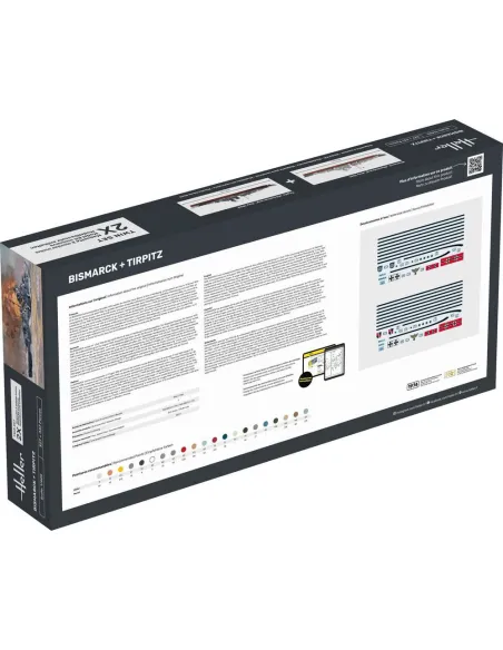 Maquettes bateaux Bismarck + Tirpitz Twinset 1:400 - Heller 85078 Maquettes bateaux Bismarck + Tirpitz Twinset 1:400 - Heller 85078