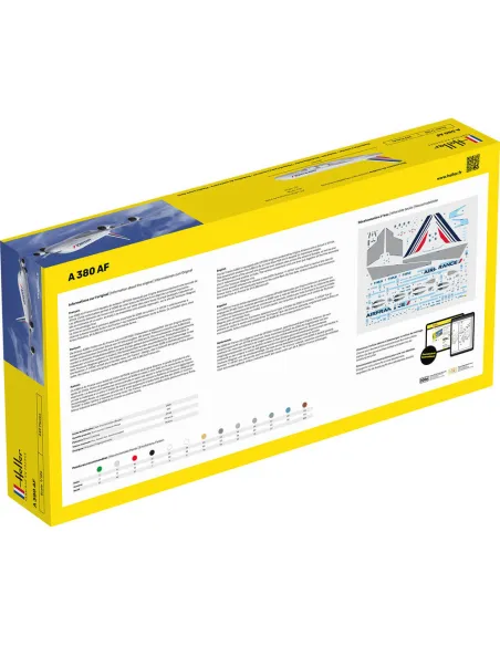 Maquette d'avion A 380 Af 1:125 - Starter Kit - Heller 56436