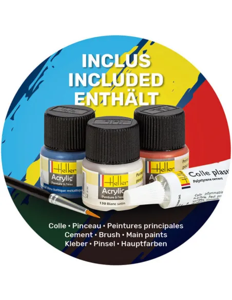 Maquette d'avion A 380 Af 1:125 - Starter Kit - Heller 56436