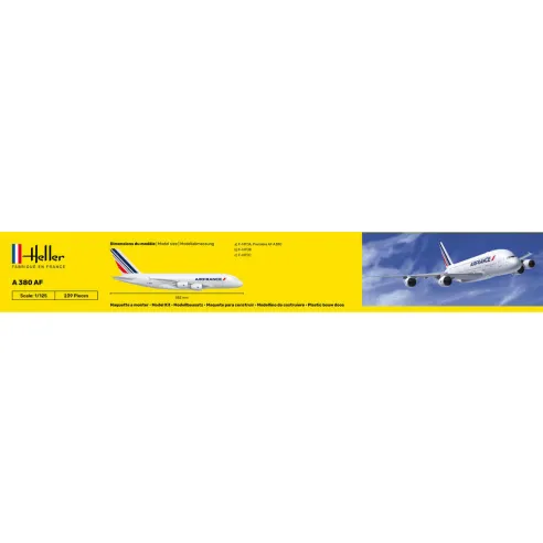 Maquette d'avion A 380 Af 1:125 - Starter Kit - Heller 56436
