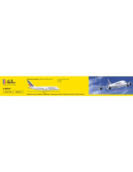 Maquette d'avion A 380 Af 1:125 - Starter Kit - Heller 56436