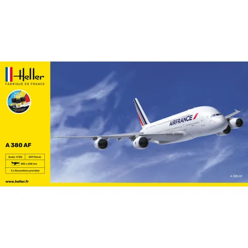 Maquette d'avion A 380 Af 1:125 - Starter Kit - Heller 56436