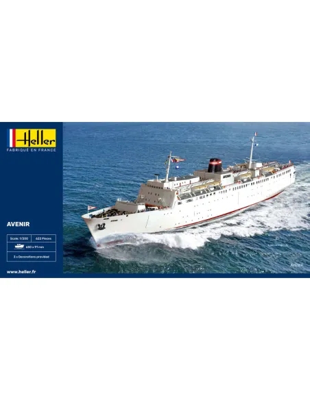Maquette bateau Avenir 1:200 - Heller 80625 Maquette bateau Avenir 1:200 - Heller 80625