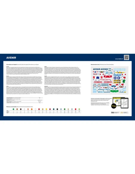 Maquette bateau Avenir 1:200 - Heller 80625 Maquette bateau Avenir 1:200 - Heller 80625