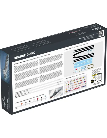 Maquette de bateau Jeanne d'Arc 1:400 - Heller 81034 Maquette de bateau Jeanne d'Arc 1:400 - Heller 81034