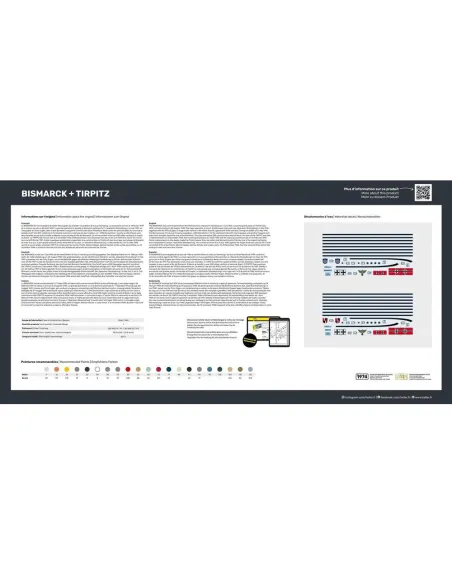 Maquettes bateaux Bismarck + Tirpitz Twinset 1:400 - Starter Kit - Heller 55078 Maquettes bateaux Bismarck + Tirpitz Twinset 1:400 - Starter Kit - Heller 55078
