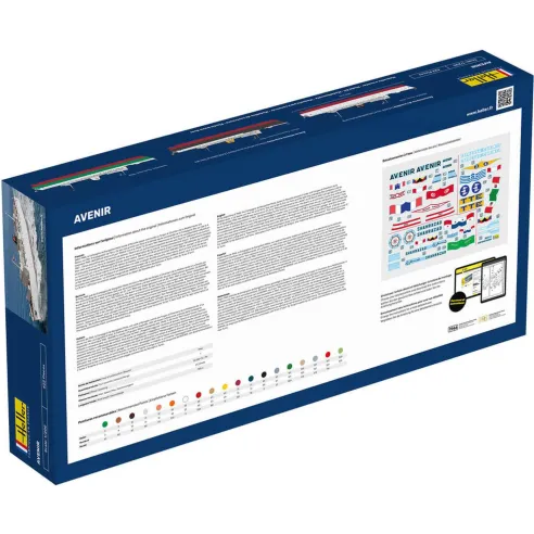 Maquette bateau Avenir 1:1200 - Starter Kit - Heller 56625