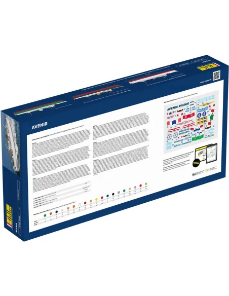 Maquette bateau Avenir 1:1200 - Starter Kit - Heller 56625