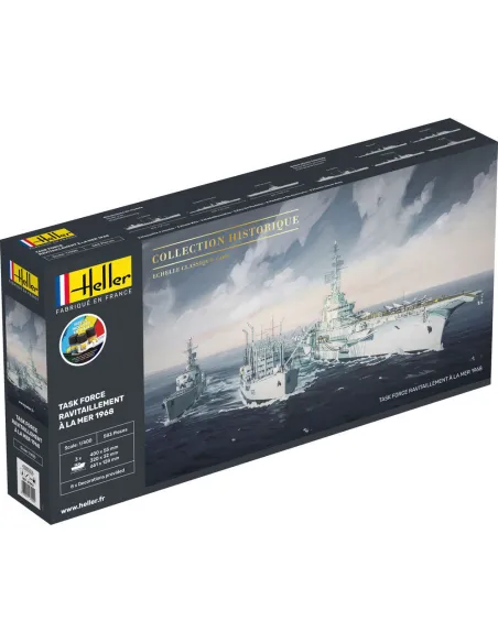Maquettes bateaux Task Force "Ravitaillement A La Mer 1:400 - Starter Kit - Heller 57092 Maquettes bateaux Task Force "Ravitaillement A La Mer 1:400 - Starter Kit - Heller 57092