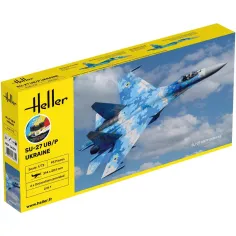 Maquette avion Su-27 Ub/P Ukraine 1:72 - Starter Kit - Heller 56371