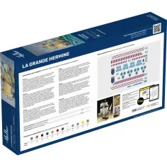 Maquette bateau La Grande Hermine 1:150 - Starter Kit - Heller 56841 2