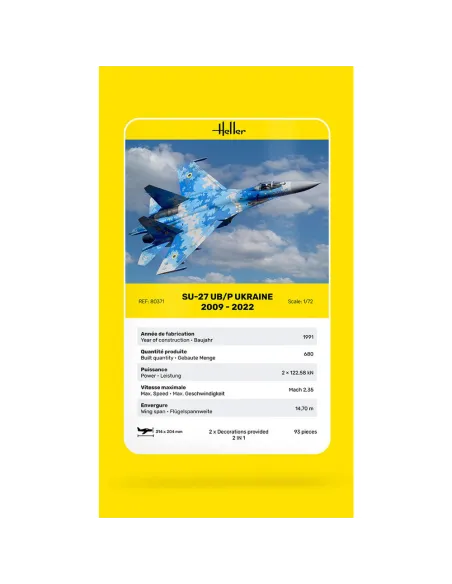 Maquette avion 27 Ub/P Ukraine 1:72 - Heller 80371