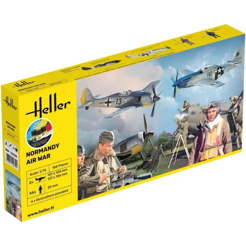 Maquettes Avions Normandy Airwar 1:72 - Starter Kit - Heller 52329