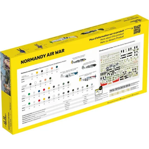 Maquettes Avions Normandy Airwar 1:72 - Starter Kit - Heller 52329