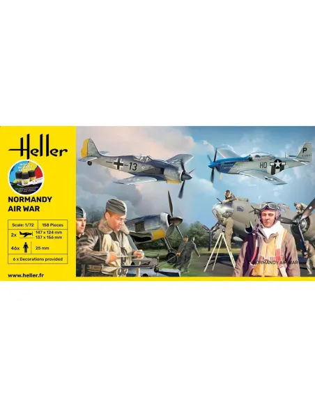 Maquettes Avions Normandy Airwar 1:72 - Starter Kit - Heller 52329