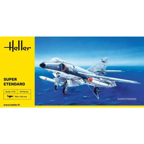 Maquette avion Super Etendard 1:72 - Heller 80360