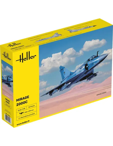 Maquette avion Mirage 2000 C 1:48 - Heller 80426
