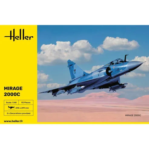 Maquette avion Mirage 2000 C 1:48 - Heller 80426
