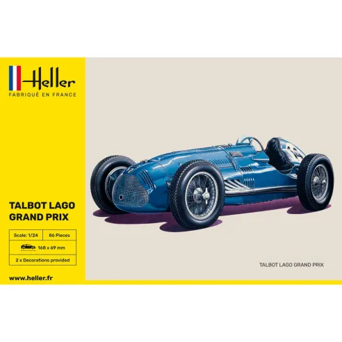 Maquette voiture Talbot Lago Grand Prix 1:24 - Heller 80721