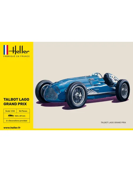 Maquette voiture Talbot Lago Grand Prix 1:24 - Heller 80721