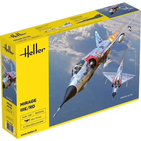 Maquette avion Mirage Iiie/Rd 1:48 - Heller 30422