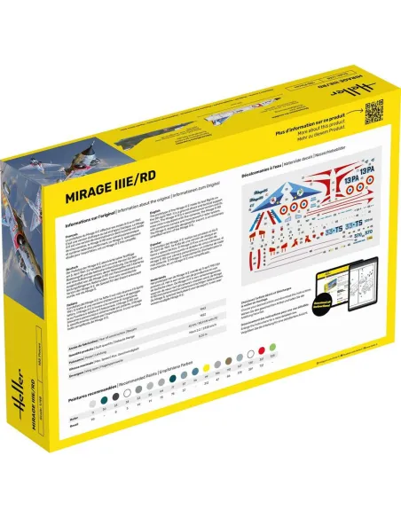Maquette avion Mirage Iiie/Rd 1:48 - Heller 30422